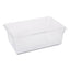 Food/tote Boxes, 12.5 Gal, 26 X 18 X 9, Clear, Plastic