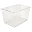 Food/tote Boxes, 21.5 Gal, 26 X 18 X 15, Clear, Plastic