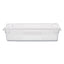 Food/tote Boxes, 8.5 Gal, 26 X 18 X 6, Clear, Plastic