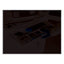 Utility Cart With Locking Doors, Plastic, 3 Shelves, 200 Lb Capacity, 33.63" X 18.63" X 37.75", Black