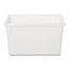 Food/tote Boxes, 21.5 Gal, 26 X 18 X 15, White, Plastic