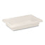 Food/tote Boxes, 2 Gal, 18 X 12 X 3.5, White, Plastic