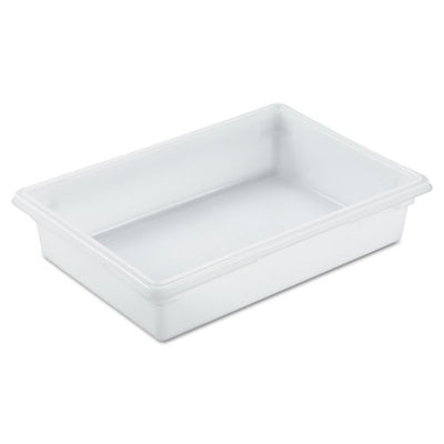 Food/tote Boxes, 8.5 Gal, 26 X 18 X 6, White, Plastic