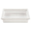 Food/tote Boxes, 8.5 Gal, 26 X 18 X 6, White, Plastic