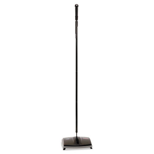 Floor And Carpet Sweeper, 44" Handle, Black/gray