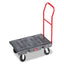 Heavy-duty Platform Truck Cart, 2,000 Lb Capacity, 24 X 48 Platform, Black