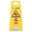 Caution Wet Floor Sign, 11 X 12 X 25, Bright Yellow, 6/carton