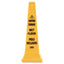 Multilingual Wet Floor Safety Cone, 12.25 X 12.25 X 36