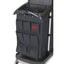 Fabric 9-pocket Cart Organizer, 19.75 X 1.5 X 28, Black