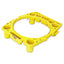 Standard Brute Rim Caddy, Four Compartments, Fits 32.5" Diameter Cans, 26.5 X 6.75, Yellow