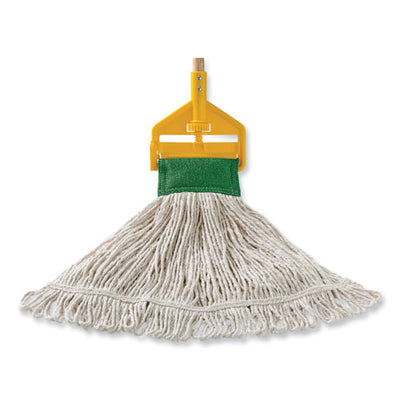 Super Stitch Blend Mop Head, Large, Cotton/synthetic, White, 6/carton