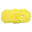 Trapper Looped-end Dust Mop Head, 12 X 5, Yellow, 12/carton