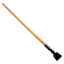 Snap-on Fiberglass Dust Mop Handle, 1" Dia X 60", Gray/black