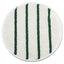 Low Profile Scrub-strip Carpet Bonnet, 19" Diameter, White/green