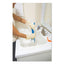 Economy Wet Mopping Pad, Microfiber, 18", Blue