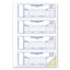 Purchase Order Book, 5 Lines, Two-part Carbonless, 7 X 2.75, 4 Forms/sheet, 400 Forms Total