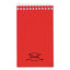 Paper Blanc Xtreme White Wirebound Memo Pads, Narrow Rule, Randomly Assorted Cover Colors, 60 White 3 X 5 Sheets