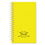 Paper Blanc Xtreme White Wirebound Memo Books, Narrow Rule, Randomly Assorted Covers, 5 X 3, 60 Sheets