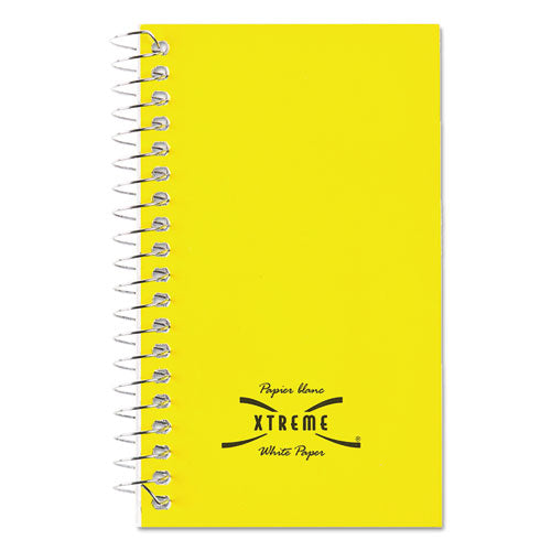 Paper Blanc Xtreme White Wirebound Memo Books, Narrow Rule, Randomly Assorted Covers, 5 X 3, 60 Sheets