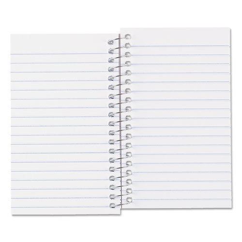 Paper Blanc Xtreme White Wirebound Memo Books, Narrow Rule, Randomly Assorted Covers, 5 X 3, 60 Sheets