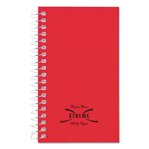 Paper Blanc Xtreme White Wirebound Memo Books, Narrow Rule, Randomly Assorted Covers, 5 X 3, 60 Sheets