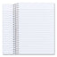 Single-subject Wirebound Notebooks, 1 Subject, Medium/college Rule, Kolor Kraft Blue Front Cover, 7.75 X 5, 80 Sheets