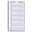 Detail Wirebound Voice Mail Log Book, One-part (no Copies), 5 X 1.63, 6 Forms/sheet, 600 Forms Total