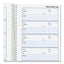 Detail Wirebound Voice Mail Log Book, One-part (no Copies), 5 X 1.63, 6 Forms/sheet, 600 Forms Total