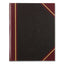 Texthide Eye-ease Record Book, Black/burgundy/gold Cover, 10.38 X 8.38 Sheets, 300 Sheets/book