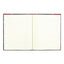 Texthide Eye-ease Record Book, Black/burgundy/gold Cover, 10.38 X 8.38 Sheets, 300 Sheets/book