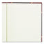 Texthide Eye-ease Record Book, Black/burgundy/gold Cover, 10.38 X 8.38 Sheets, 300 Sheets/book