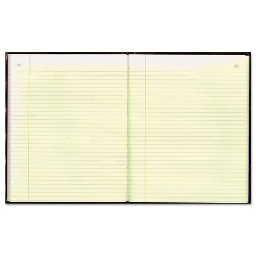 Texthide Record Book, 1 Subject, Medium/college Rule, Black/burgundy Cover, 14 X 8.5, 500 Sheets