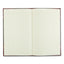 Texthide Record Book, 1 Subject, Medium/college Rule, Black/burgundy Cover, 14 X 8.5, 500 Sheets