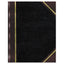 Texthide Record Book, 1 Subject, Medium/college Rule, Black/burgundy Cover, 14 X 8.5, 500 Sheets
