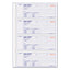 Money Receipt Book, Softcover, Two-part Carbonless, 7 X 2.75, 4 Forms/sheet, 200 Forms Total