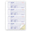 Receipt Book, Two-part Carbonless, 7 X 2.75, 4 Forms/sheet, 400 Forms Total