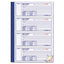 Money Receipt Book, Hardcover, Three-part Carbonless, 7 X 2.75, 4 Forms/sheet, 200 Forms Total