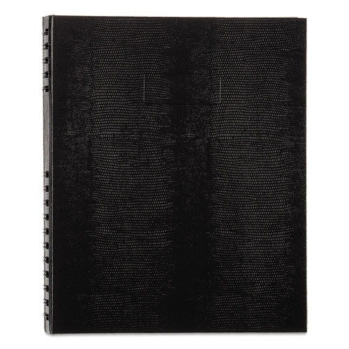 Notepro Notebook, 1 Subject, Medium/college Rule, Black Cover, 11 X 8.5, 100 Sheets