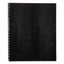Notepro Notebook, 1 Subject, Medium/college Rule, Black Cover, 11 X 8.5, 100 Sheets