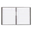 Notepro Notebook, 1 Subject, Medium/college Rule, Black Cover, 11 X 8.5, 100 Sheets