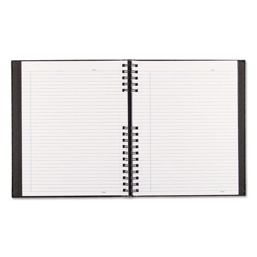 Notepro Notebook, 1 Subject, Medium/college Rule, Black Cover, 11 X 8.5, 150 Sheets