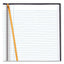 Executive Notebook, Ribbon Bookmark, 1 Subject, Medium/college Rule, Blue Cover, 11 X 8.5, 75 Sheets