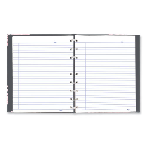 Notepro Notebook, 1 Subject, Medium/college Rule, Pink Daisy Cover, 9.25 X 7.25, 75 Sheets