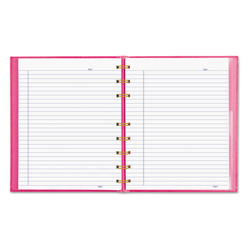 Notepro Notebook, 1 Subject, Medium/college Rule, Pink Daisy Cover, 9.25 X 7.25, 75 Sheets
