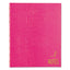 Notepro Notebook, 1 Subject, Medium/college Rule, Pink Daisy Cover, 9.25 X 7.25, 75 Sheets