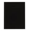 Business Notebook With Self-adhesive Labels, 1 Subject, Medium/college Rule, Black Cover, 9.25 X 7.25, 192 Sheets