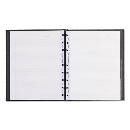 Miraclebind Notebook, 1 Subject, Medium/college Rule, Black Cover, 11 X 9.06, 75 Sheets