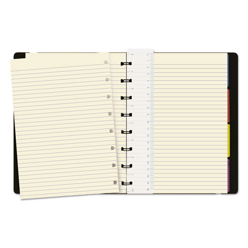 Notebook, 1 Subject, Medium/college Rule, Black Cover, 8.25 X 5.81, 112 Sheets