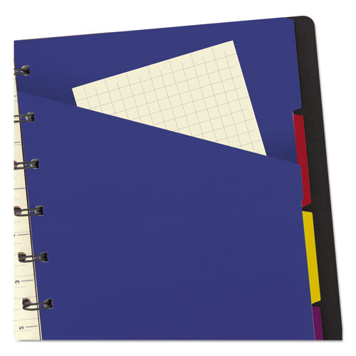 Notebook, 1 Subject, Medium/college Rule, Black Cover, 8.25 X 5.81, 112 Sheets