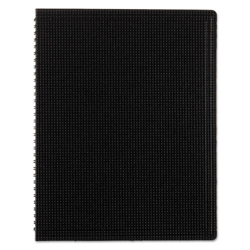 Duraflex Poly Notebook, 1 Subject, Medium/college Rule, Black Cover, 11 X 8.5, 80 Sheets